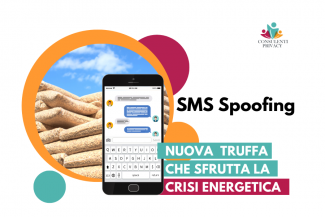 Spoofing SMS che sfrutta la crisi energetica