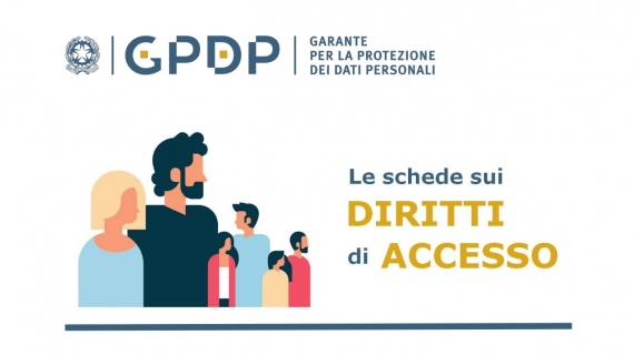 Garante Privacy scheda diritti di accesso